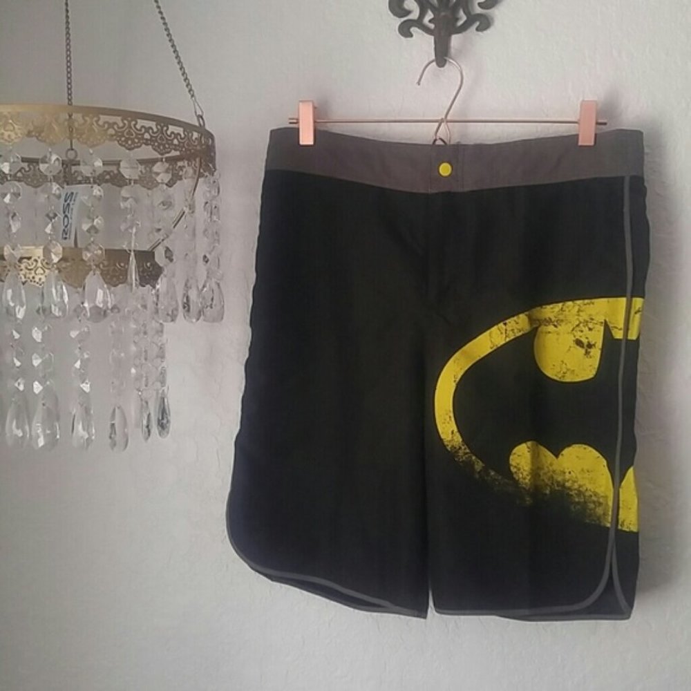 Batman DC Comics Mens Swim Trunk SZ M